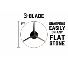 Load image into Gallery viewer, TOTA | 100 grain broadhead | 1-1/8 inch | fixed 3-blade
