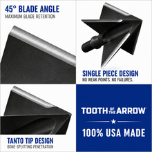 Load image into Gallery viewer, TOTA | 175 grain XL broadhead | 1-3/16-inch solid | fixed blade
