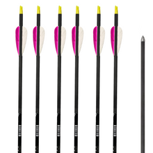 Load image into Gallery viewer, Youth Lightning Carbon Arrows - 6 Pack - Color Options
