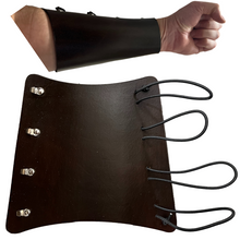 Load image into Gallery viewer, Apex Traditional Arm Guard - Dark Brown
