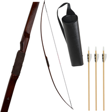Load image into Gallery viewer, Classic Youth Longbow plus Quiver and Arrows
