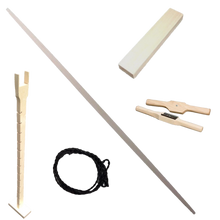 Load image into Gallery viewer, Deluxe Hickory Flatbow Kit 65&quot;
