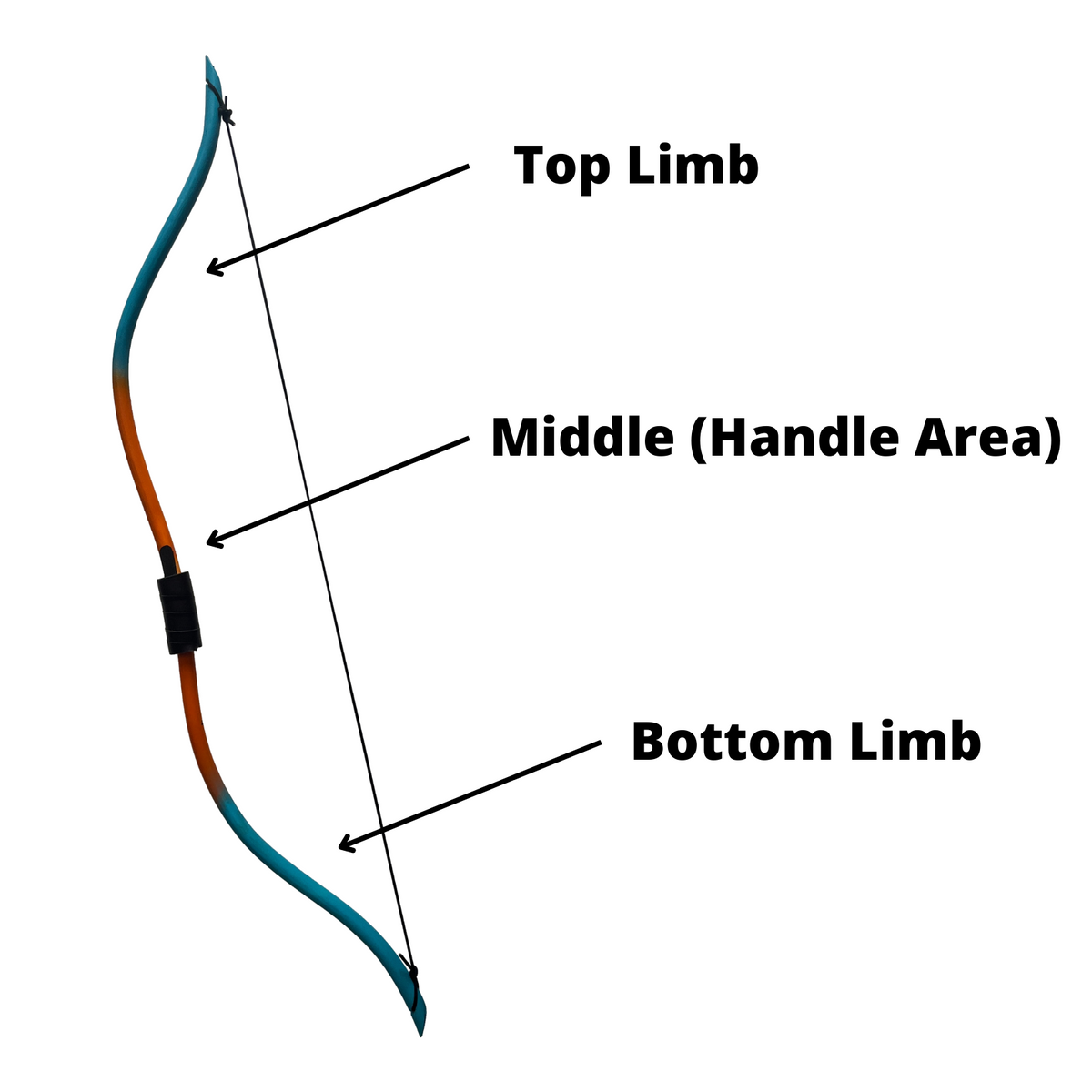 Two Tone Horsebow - Choose Your Colors – Kustom King Traditional Archery